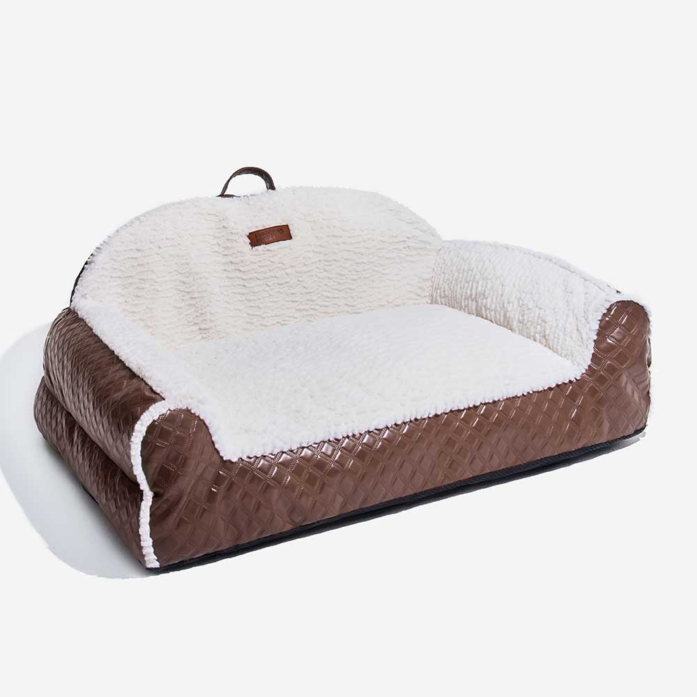 Sofa Bolster Petit Prix pour Chien | Rebord de Soutien, Confortable, Compact