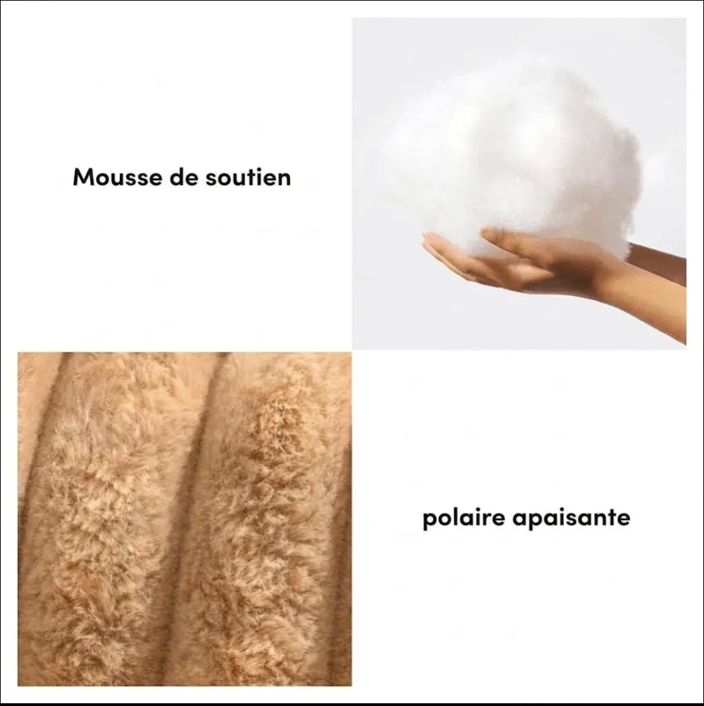Sofa Moelleux Double Accoudoir pour Chien | Fausse Fourrure, Soutien Articulaire, 8 Coloris