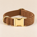 Collier pour Chien Velvet Latte | Réglable XS à XL, Assorti Laisse & Harnais