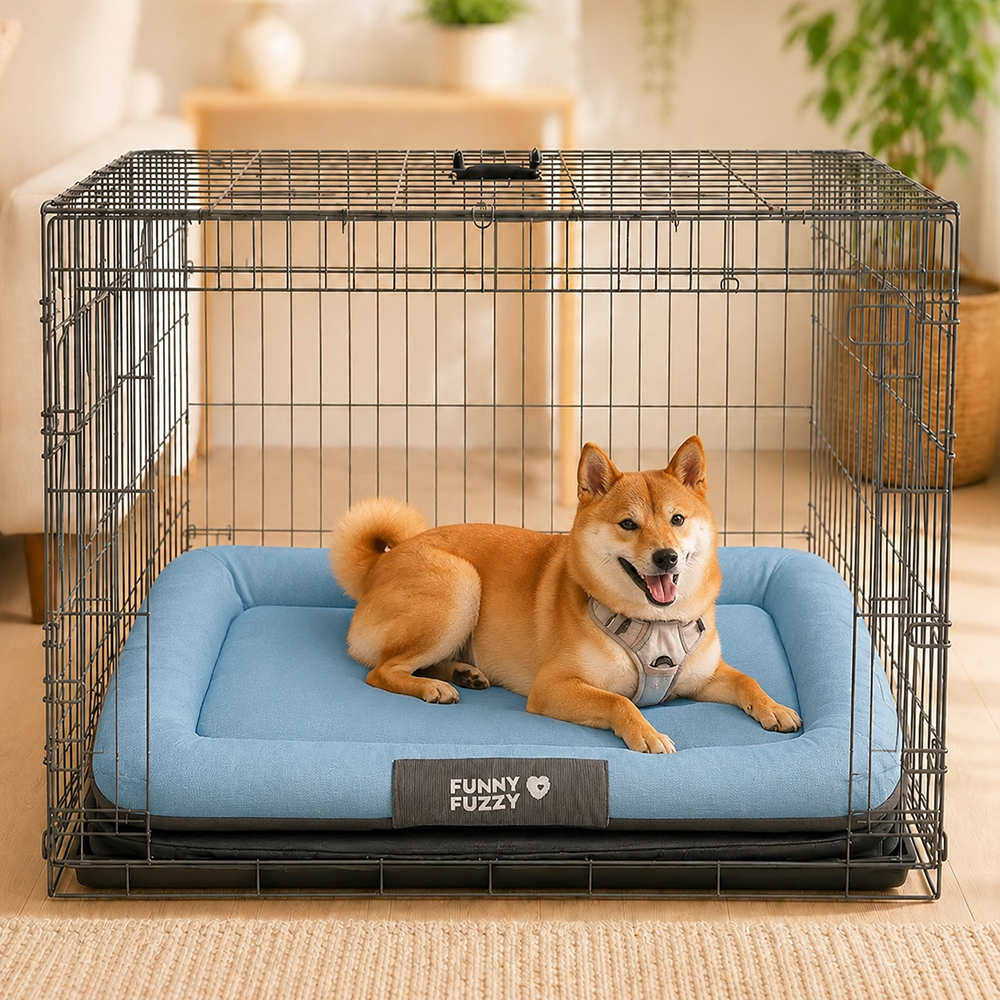 Tapis Orthopédique Résistant pour Chien | Oxford Anti-Déchirure, Réversible, Mémoire de Forme, Toutes Tailles