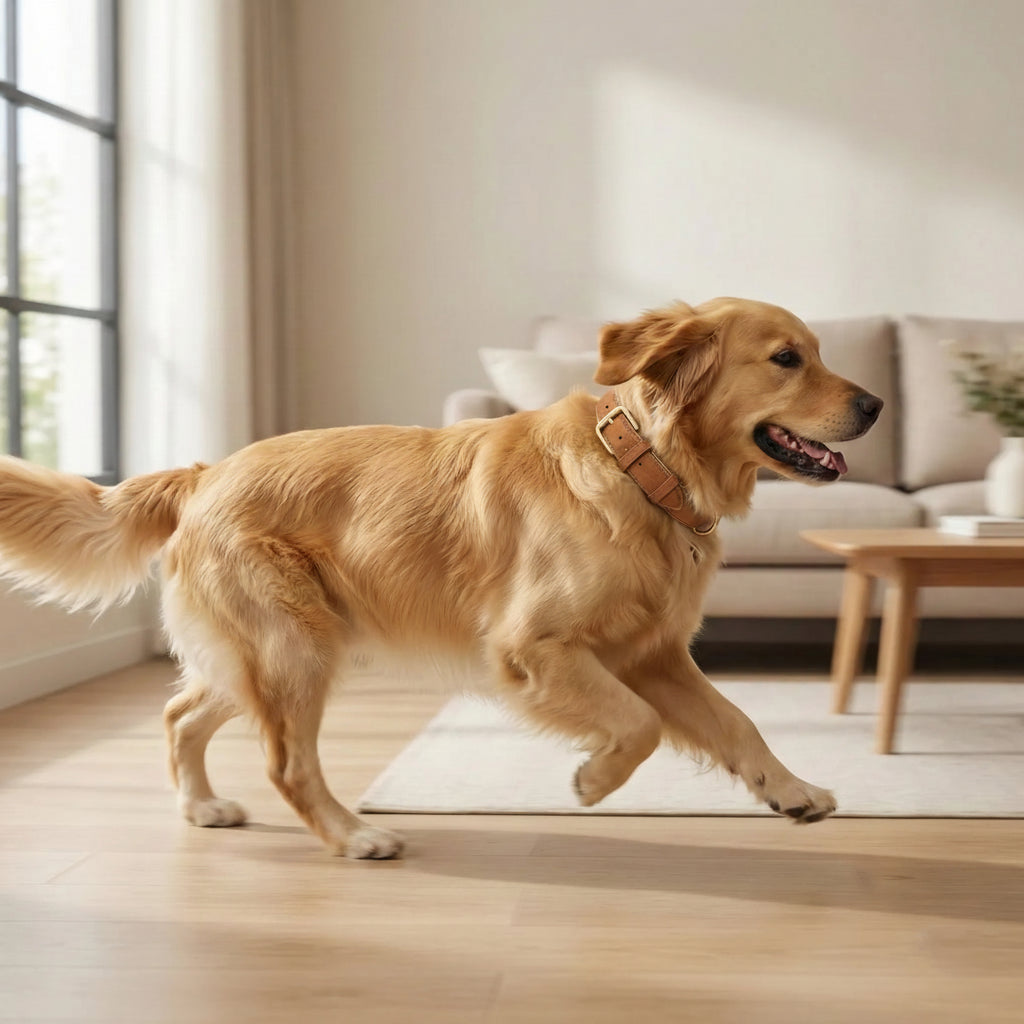 collier pour chien en matiere durable avec fermeture a boucle