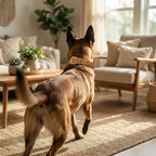 collier pour chien avec sangle epaisse et fermeture a boucle classique