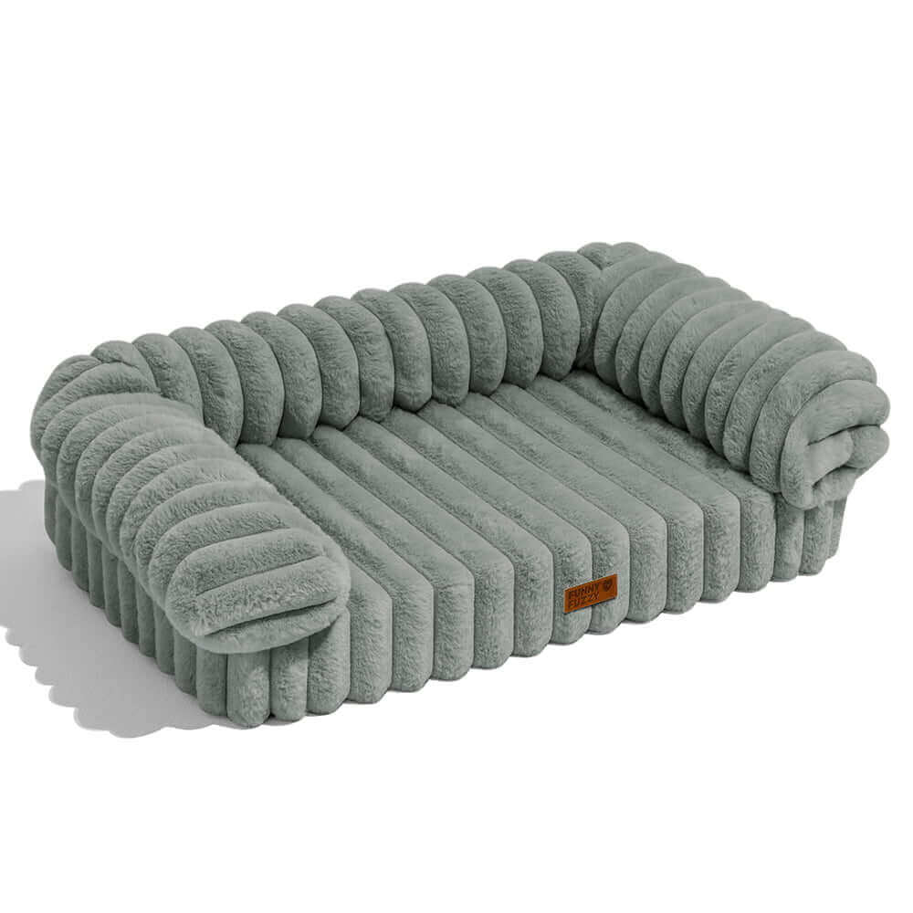 Sofa Orthopédique Peluche Chien & Chat | Design Moderne, Lavable, Soutien Articulaire