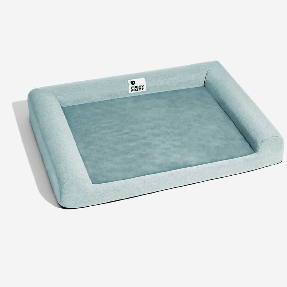 Lit Orthopédique Support Intégral pour Chien | Mousse Mémoire de Forme, Antidérapant, Toutes Tailles