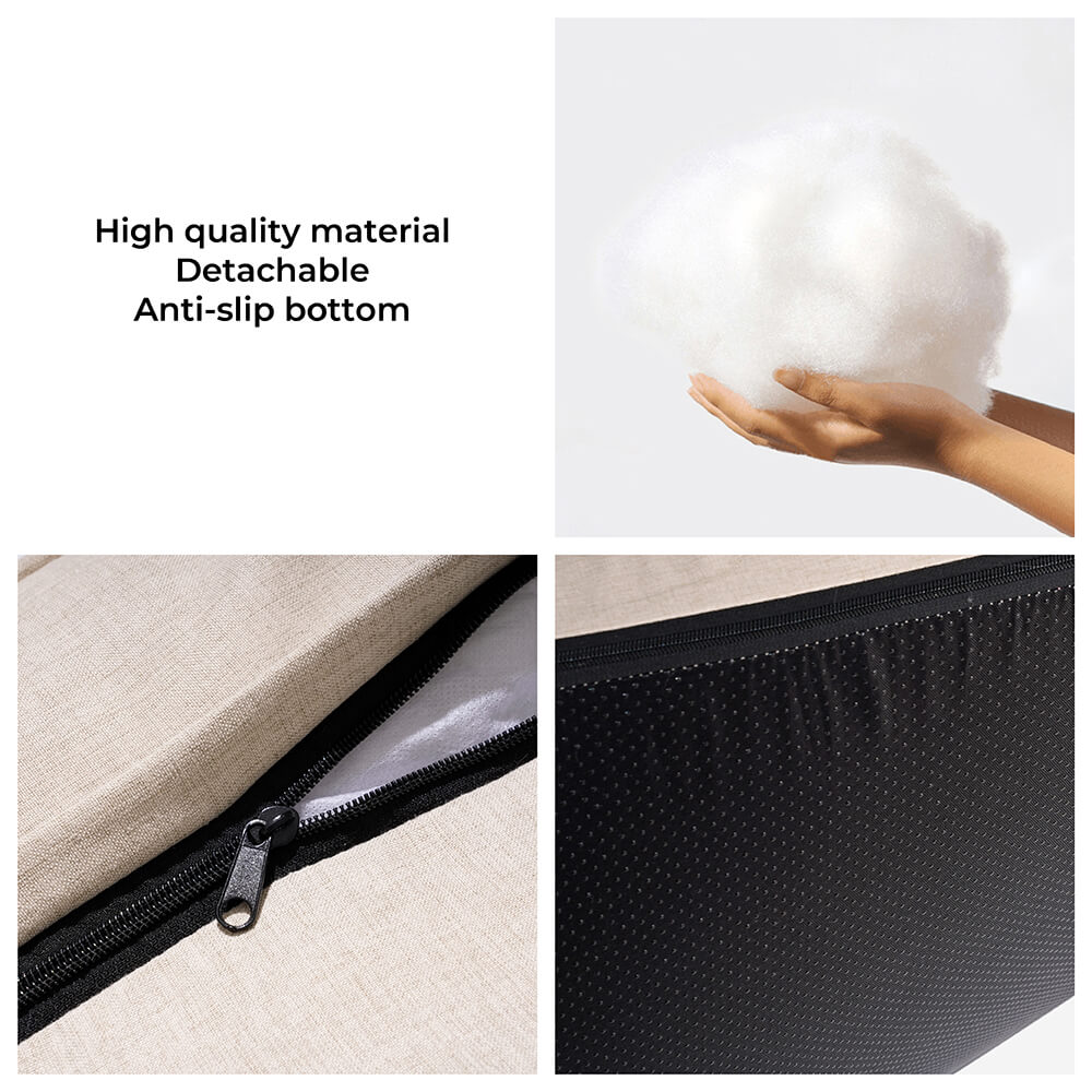 Sofa Lounge Orthopédique Complet pour Chien | Coussins Moelleux, Polaire, Antidérapant