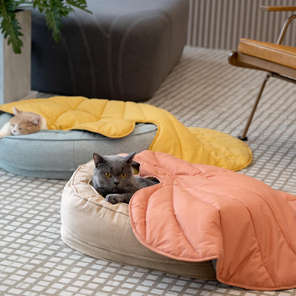 Lit Donut Moelleux pour Chien | Rembourrage 3D, Enveloppant, Lavable, Toutes Tailles