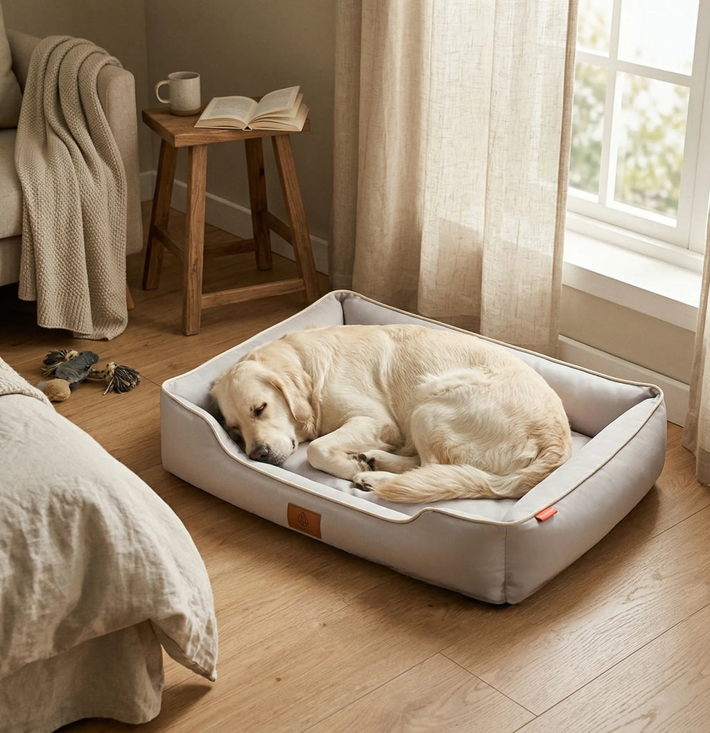 Lit Orthopédique pour Chien | Résistant, Anti-Griffures & Toutes Saisons