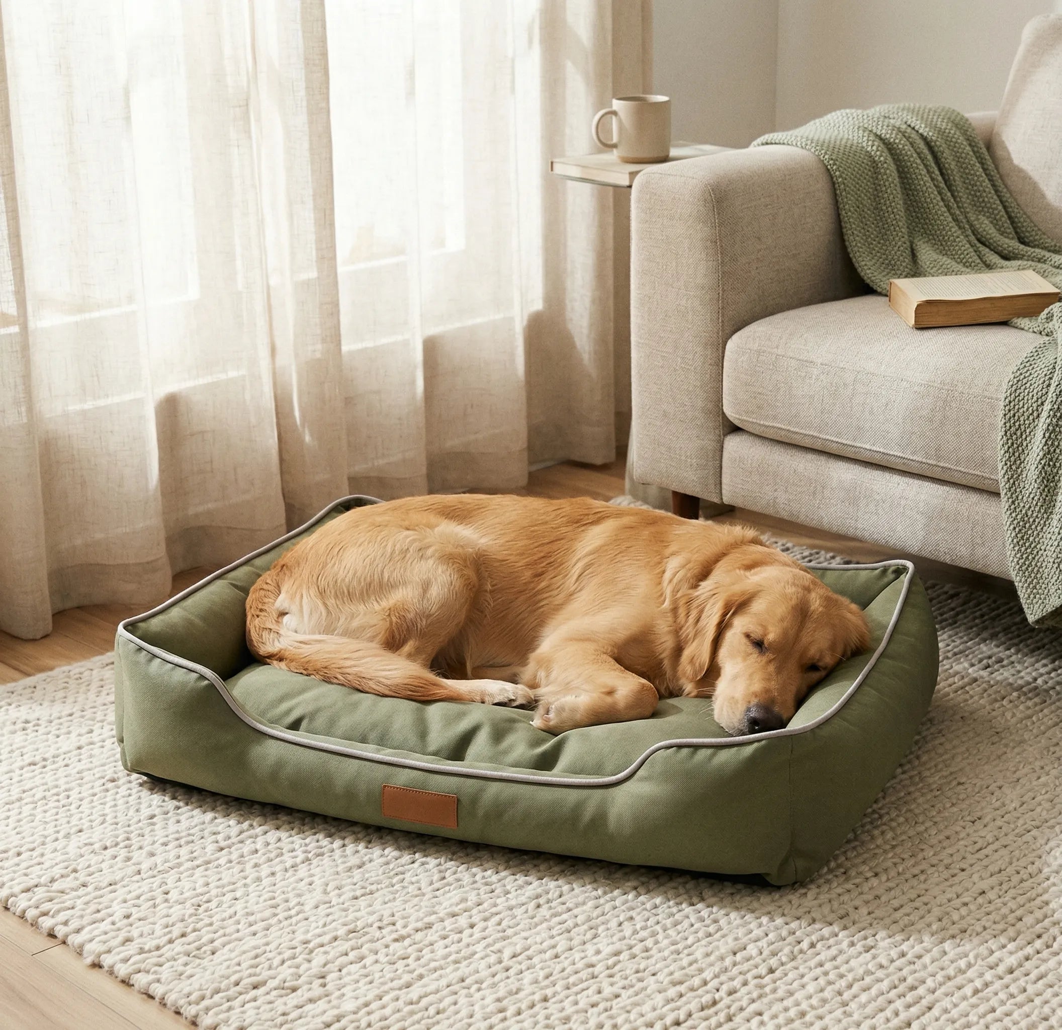 Lit Orthopédique pour Chien | Résistant, Anti-Griffures & Toutes Saisons