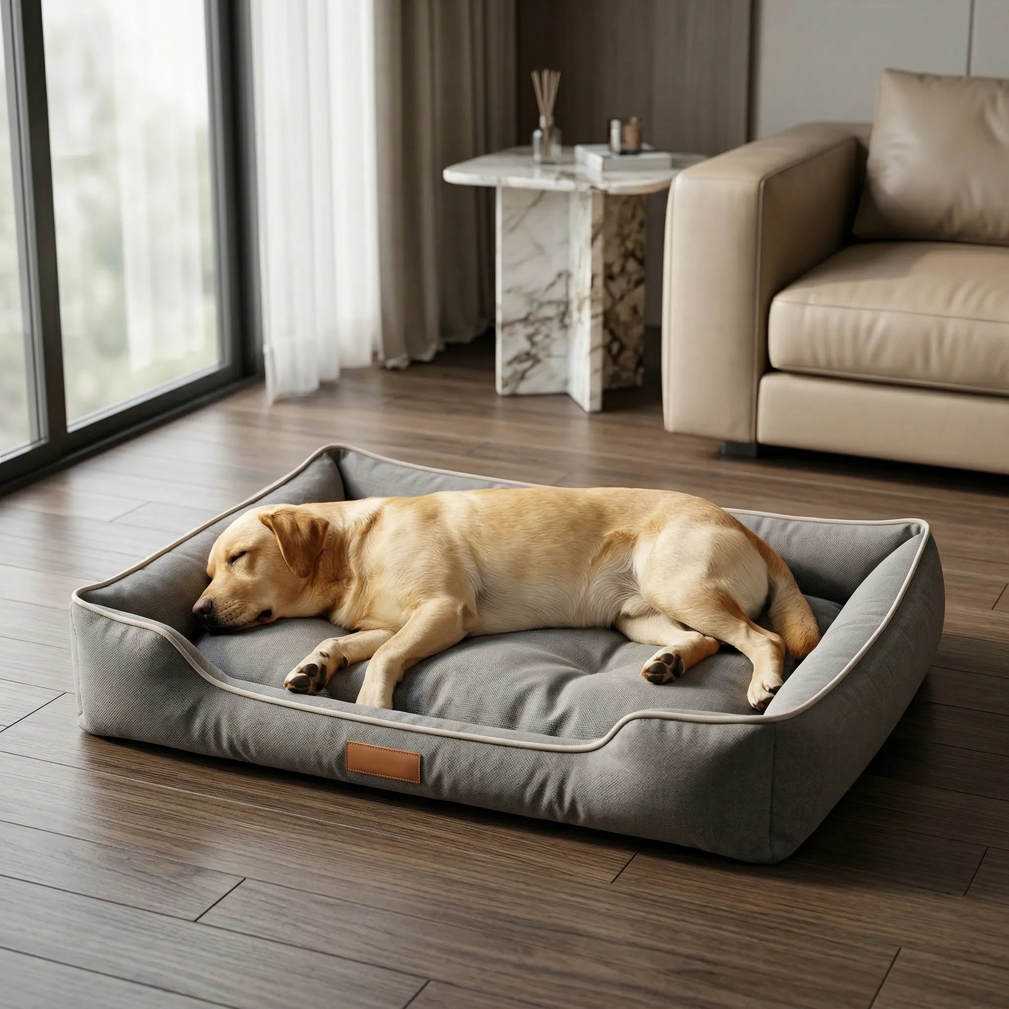 Lit Orthopédique pour Chien | Résistant, Anti-Griffures & Toutes Saisons