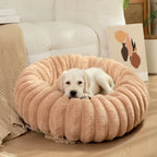 Lit rond pour chien lavable en machine
