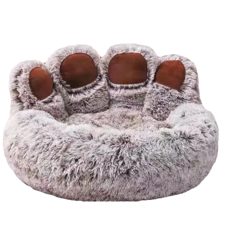 Chien reposant dans un lit rond apaisant Dododog
