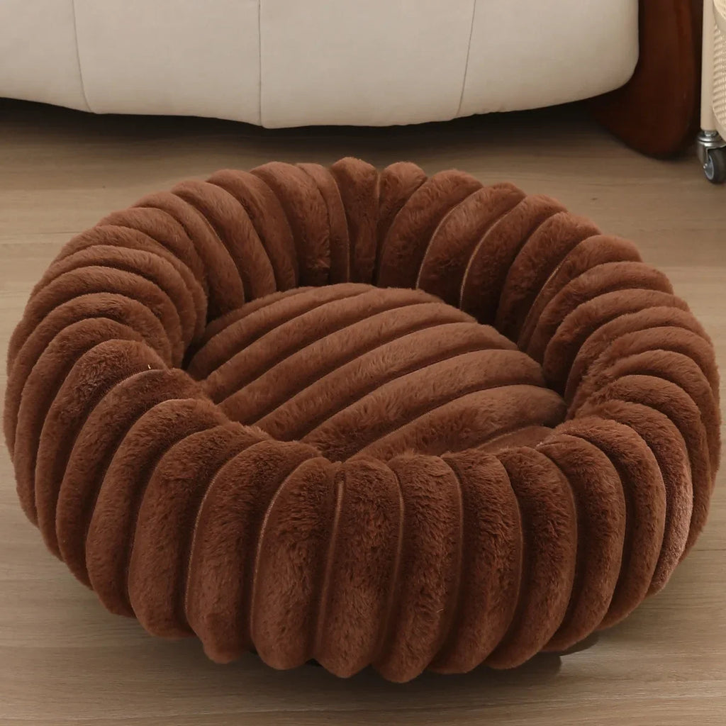Panier rond pour chien cocooning
