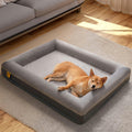 Lit Orthopédique Premium pour Chien | Mousse Haute Densité, Antidérapant, Confort Durable