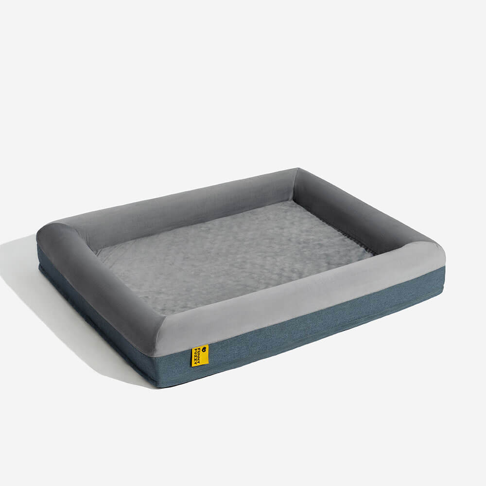 Lit Orthopédique Premium pour Chien | Mousse Haute Densité, Antidérapant, Confort Durable