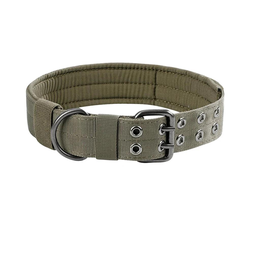 Kit Harnais Tactique Chien + Laisse & Collier | Nylon 1000D, MOLLE, Poignée, Éducation, Marche & Chasse