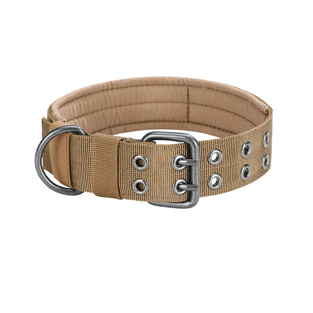 Kit Harnais Tactique Chien + Laisse & Collier | Nylon 1000D, MOLLE, Poignée, Éducation, Marche & Chasse