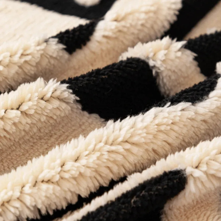 Housse Jeté de Canapé Polaire pour Chien | Style Boho, Doux & Antidérapant
