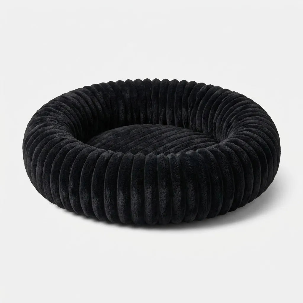 Panier Rond Coton Anti-Stress pour Chien | Doux, Respirant & Lavable Machine