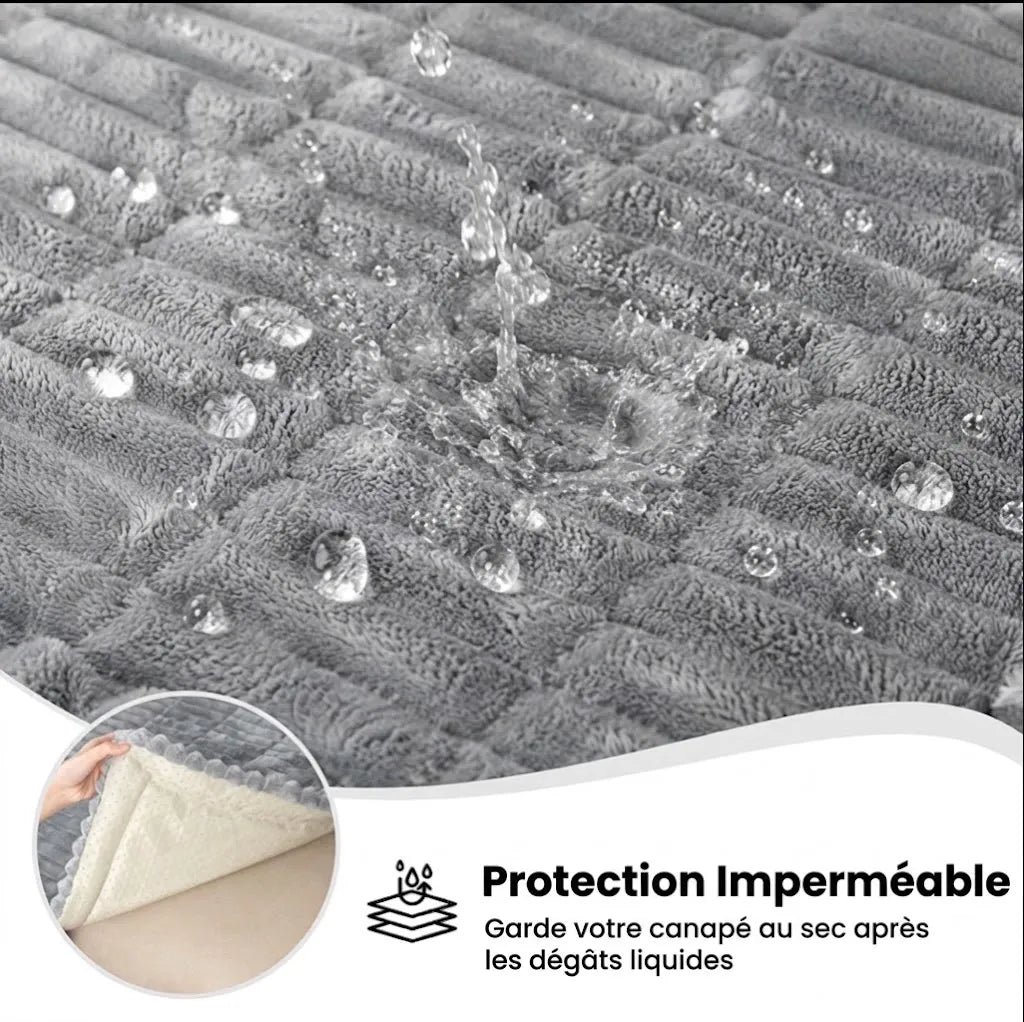 Tapis de Protection Canapé Imperméable pour Chien | Flanelle Douce, Antidérapant, Toutes Tailles