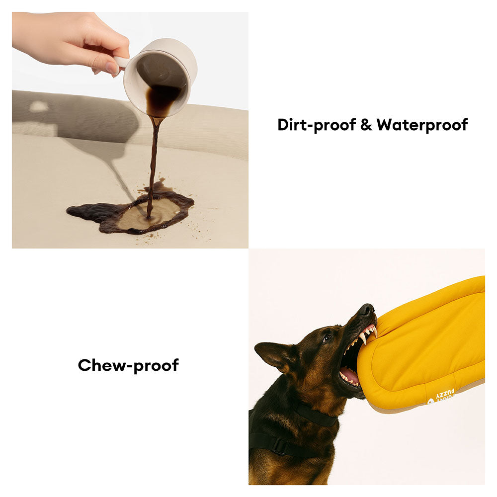 Tapis Orthopédique Résistant pour Chien | Oxford Anti-Déchirure, Réversible, Mémoire de Forme, Toutes Tailles