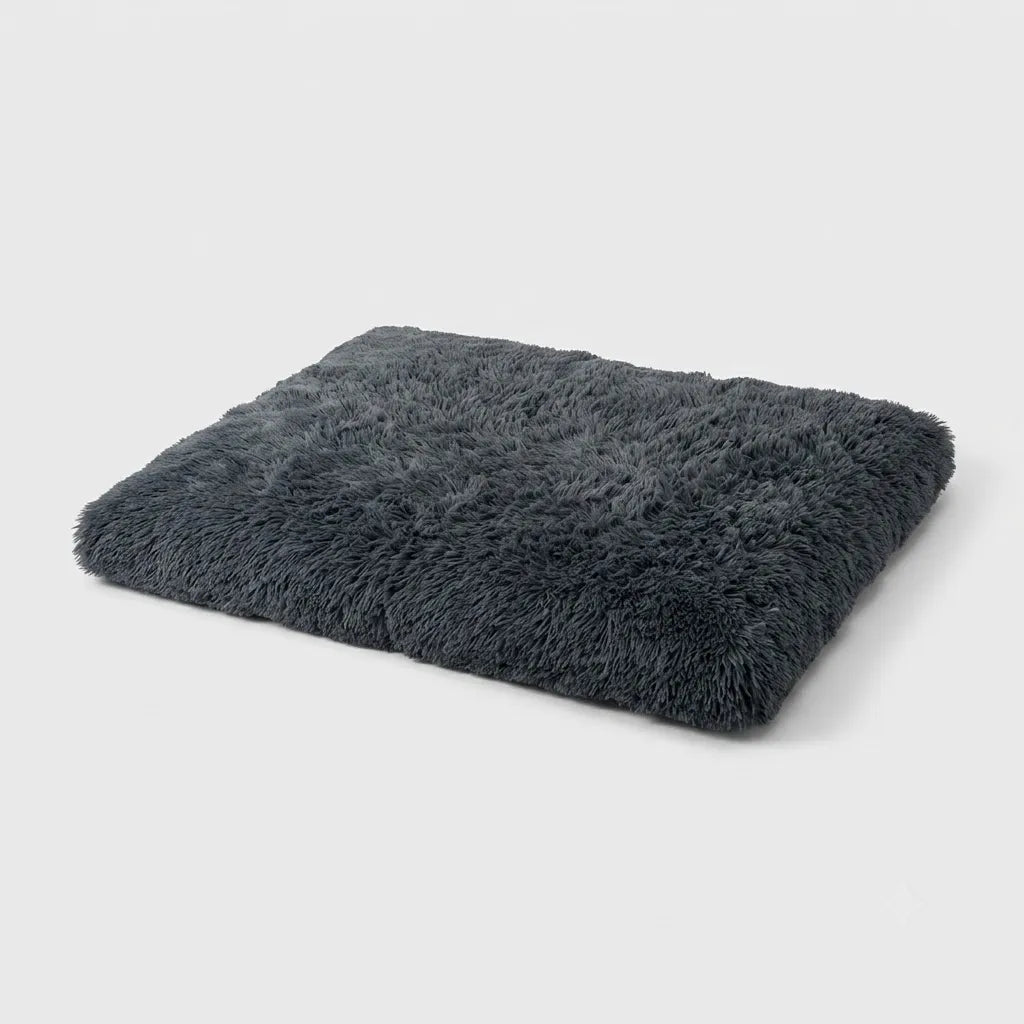 Tapis Chien Peluche Longue XXL | Lavable Machine, Antidérapant, Grand Chien