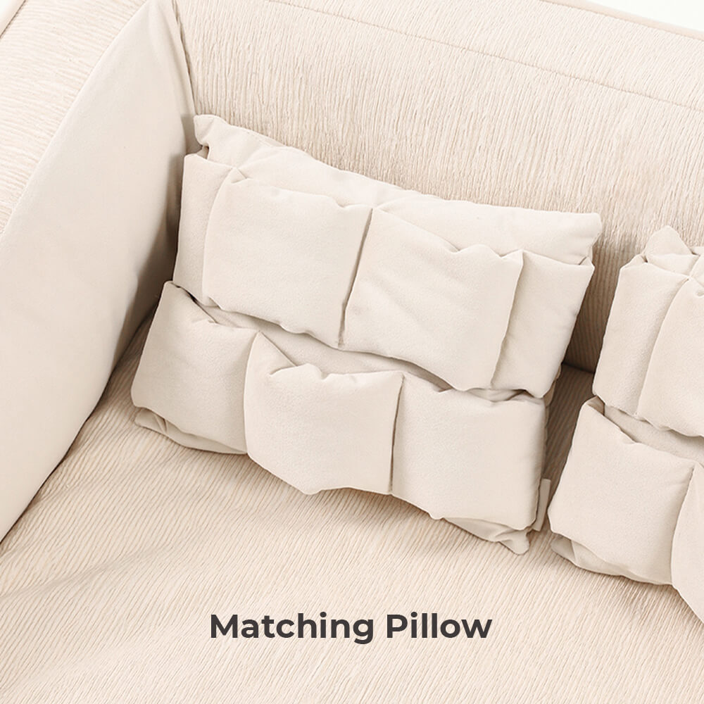 Sofa Orthopédique avec Coussins pour Chien | Mousse Haute Densité, Antidérapant, Seniors & Arthrose