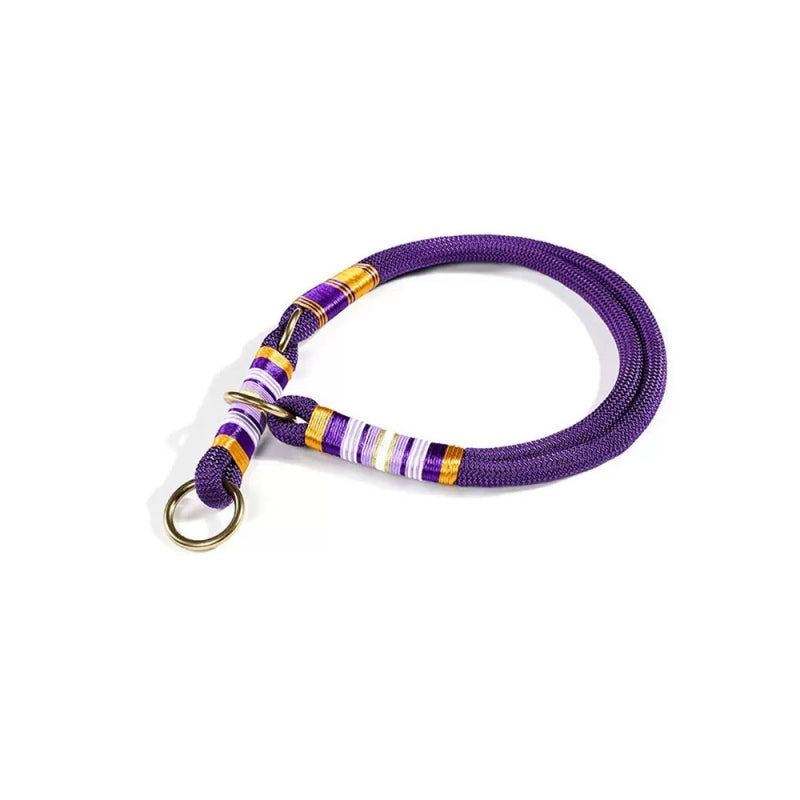 Collier Éducation Corde Tressée Main | Anti-Traction, Nylon Résistant, Chic & Sport, 4 Coloris