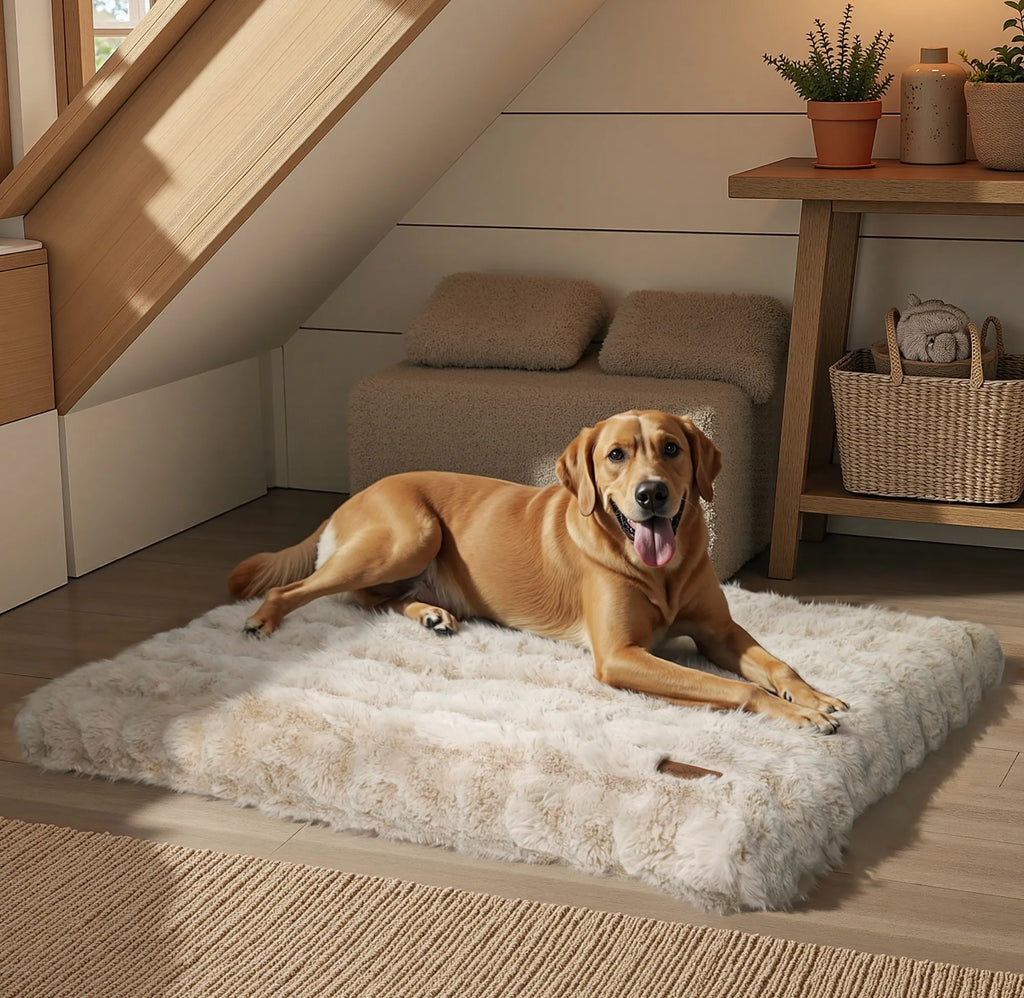 lit chien espace repos quotidien
