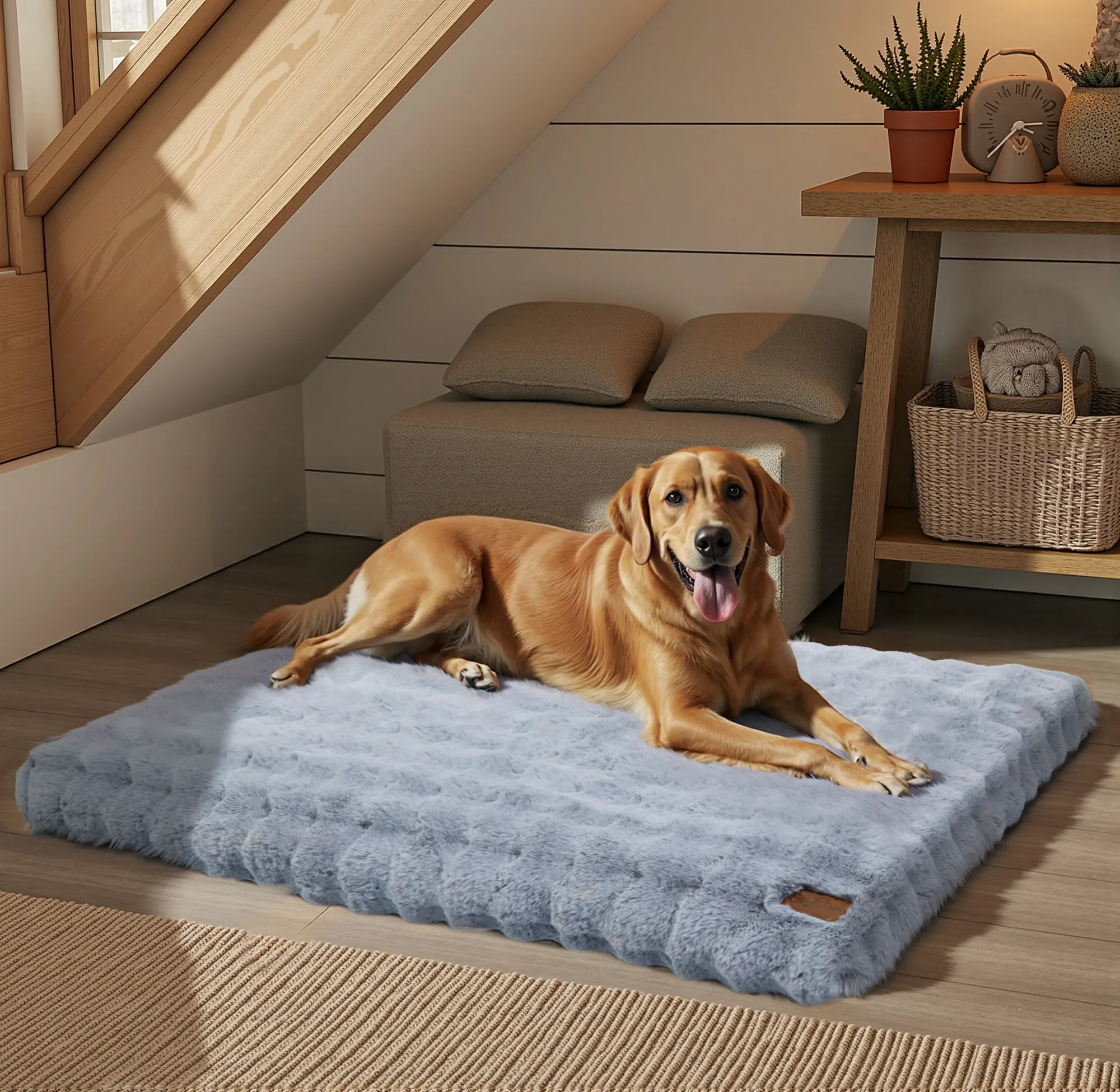 lit chien interieur antiderapant

