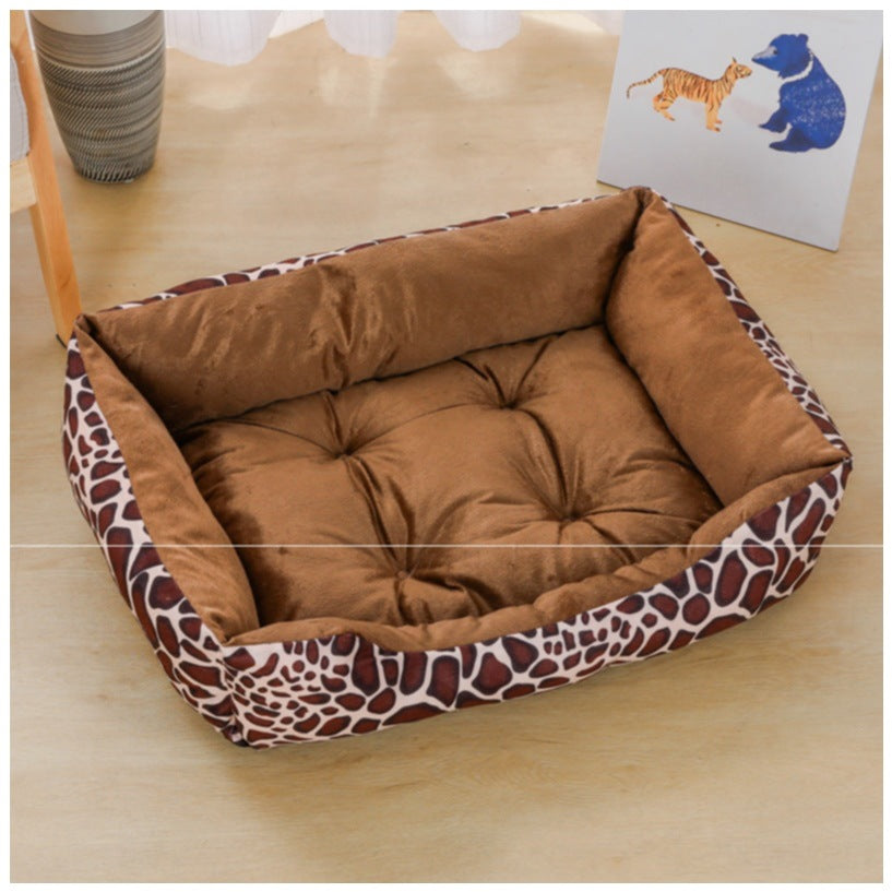 lit chien couchage rectangulaire
