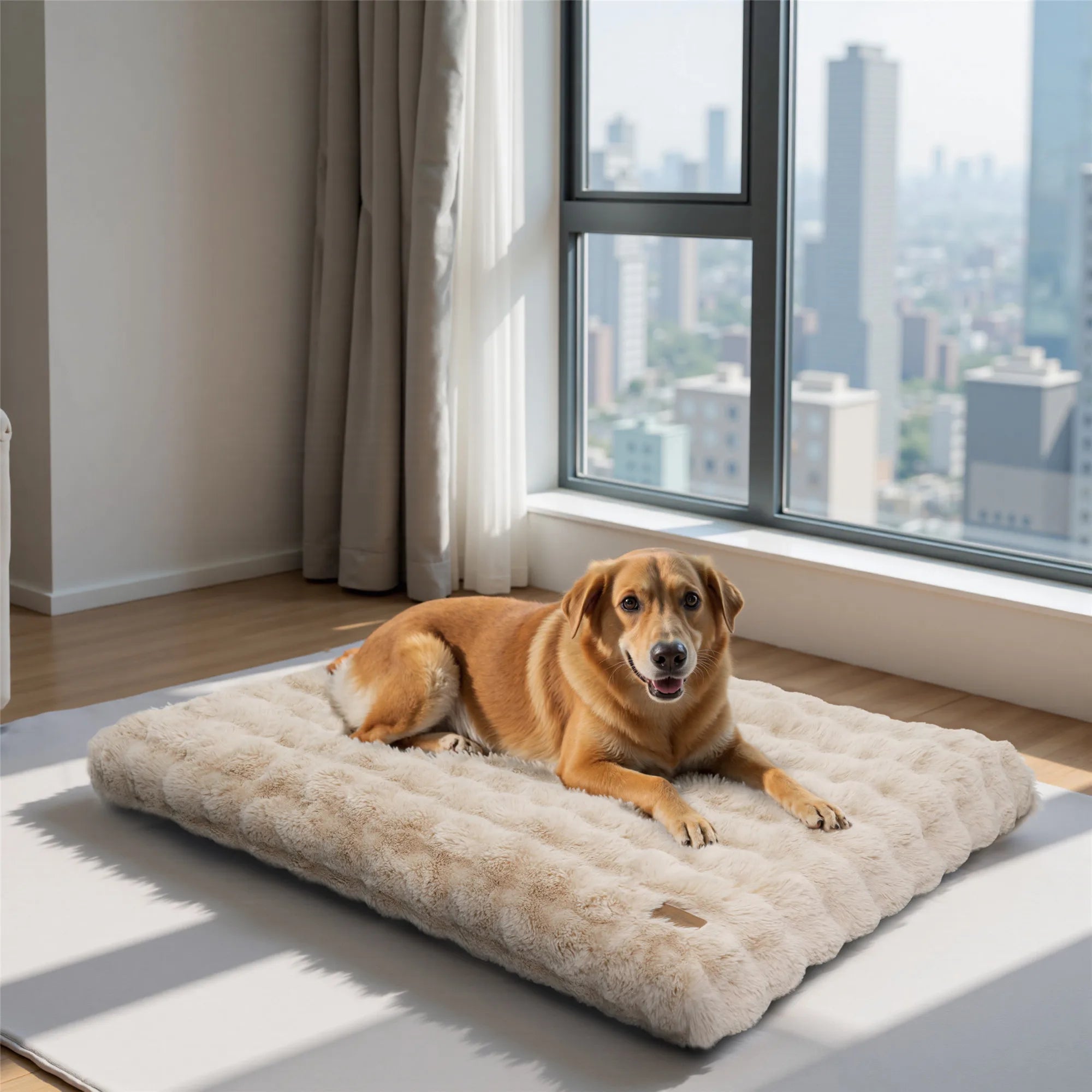 lit chien couchage interieur
