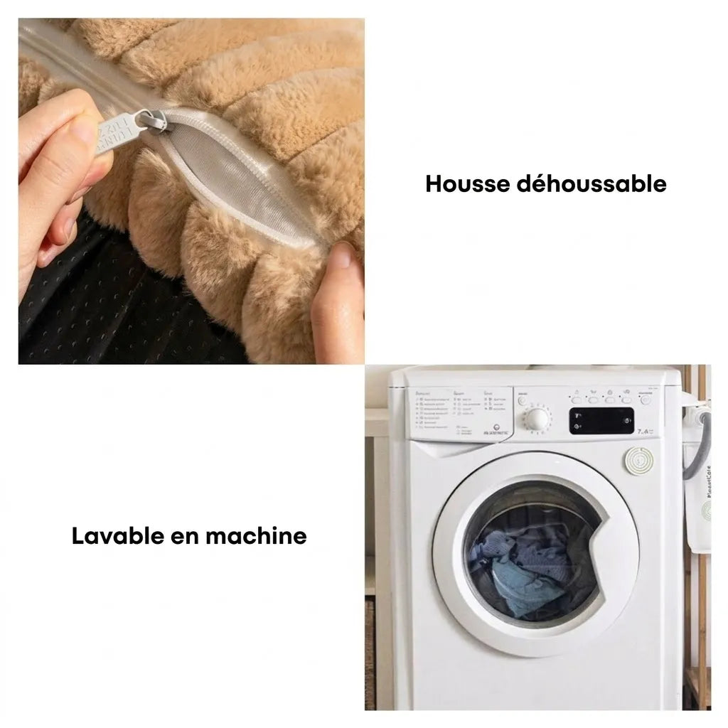 Sofa orthopédique pour chien avec appui-tête - dimensions et tailles disponibles