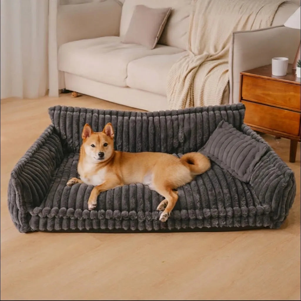 Sofa orthopédique pour chien - housse amovible et lavable en machine